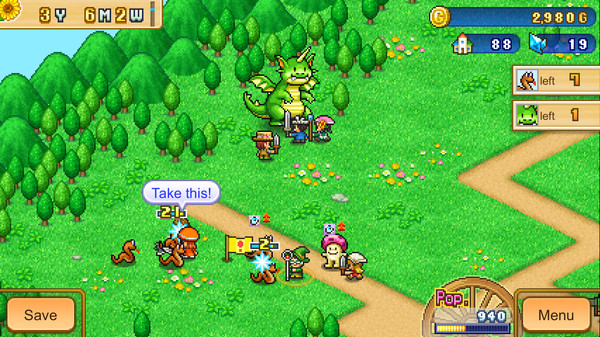 Dungeon Village 2 gameplay screenshot