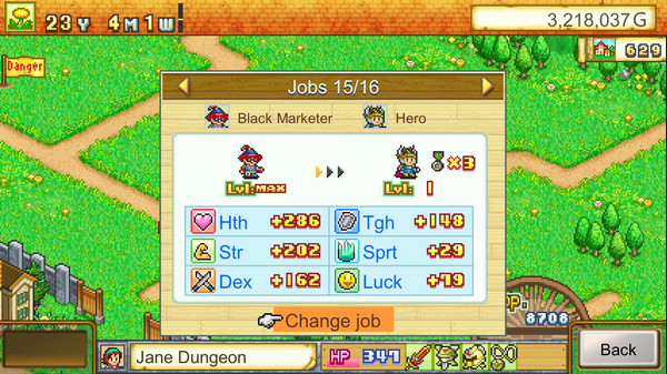 Dungeon Village gameplay screenshot