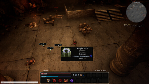 Dungeoneer gameplay screenshot