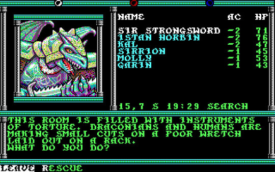 Dungeons & Dragons: Krynn Series gameplay screenshot