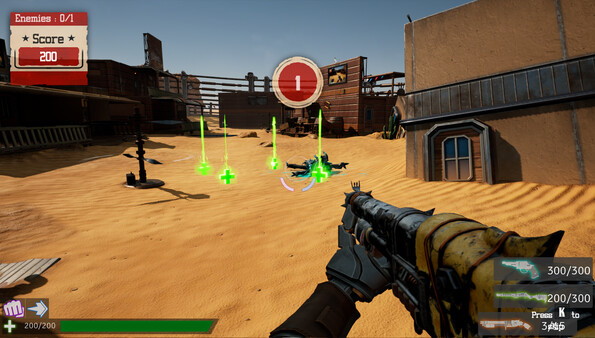 Dust and Aliens gameplay screenshot