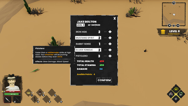 Dust & Courage: Jake Bolton’s Journey gameplay screenshot