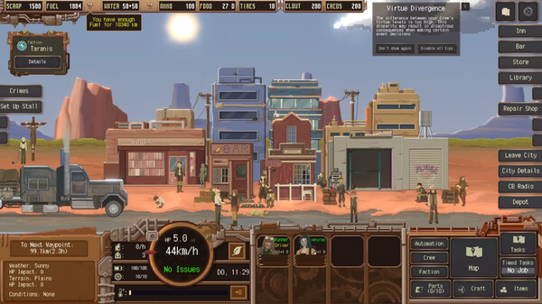 Dustland Delivery gameplay screenshot