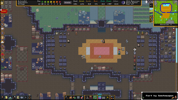 Dwarf Fortress gameplay screenshot