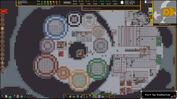 Dwarf Fortress gameplay screenshot
