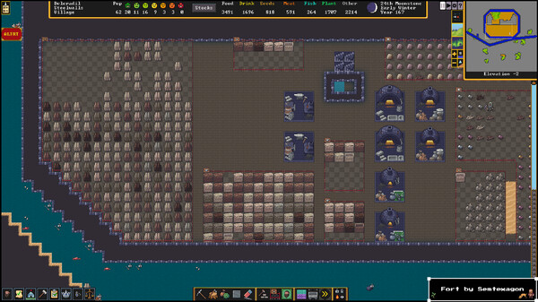 Dwarf Fortress gameplay screenshot