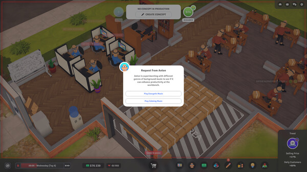 E-Startup 2 : Business Tycoon gameplay screenshot