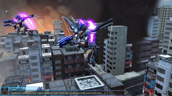 EARTH DEFENSE FORCE 4.1 WINGDIVER THE SHOOTER gameplay screenshot