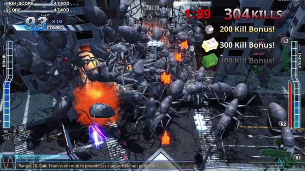 EARTH DEFENSE FORCE 4.1 WINGDIVER THE SHOOTER gameplay screenshot