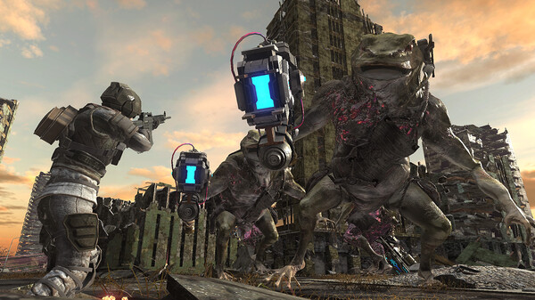 EARTH DEFENSE FORCE 6 gameplay screenshot