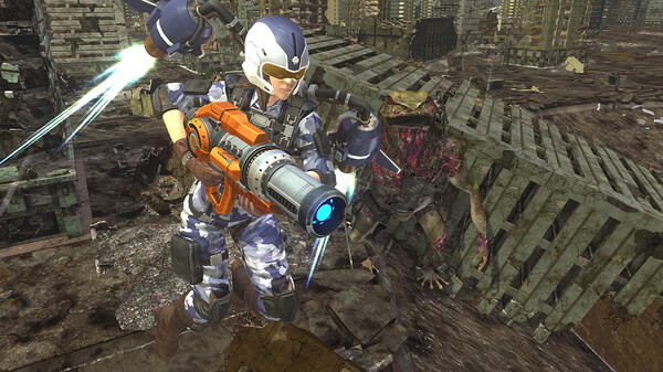 EARTH DEFENSE FORCE 6 gameplay screenshot