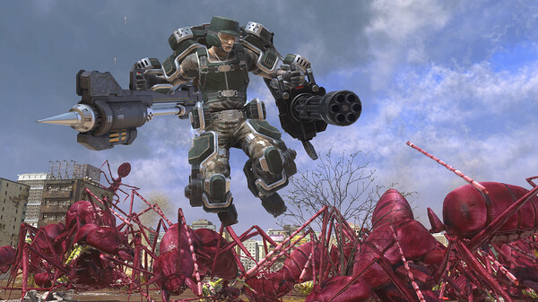 EARTH DEFENSE FORCE 6 gameplay screenshot