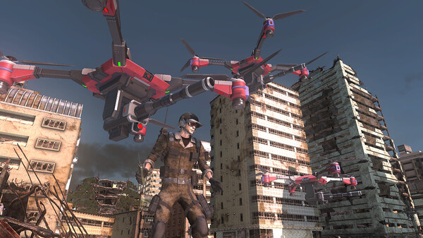 EARTH DEFENSE FORCE 6 gameplay screenshot