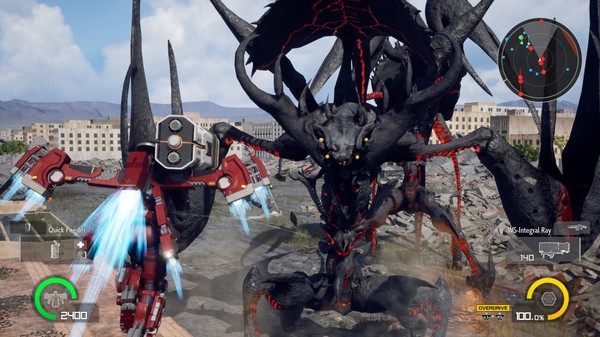 EARTH DEFENSE FORCE: IRON RAIN gameplay screenshot