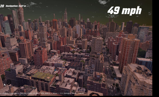 EarthKart: Google Maps Driving Simulator gameplay screenshot