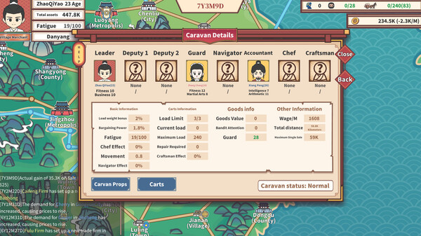 East Trade Tycoon: Inheritance gameplay screenshot