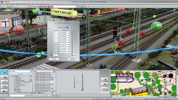 EEP 17 Rail- / Railway Construction and Train Simulation Game gameplay screenshot
