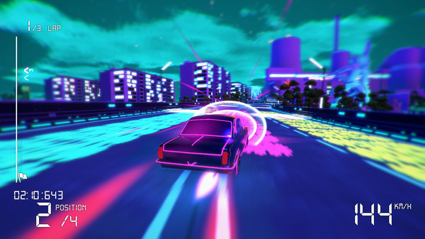 Electro Ride: The Neon Racing gameplay screenshot