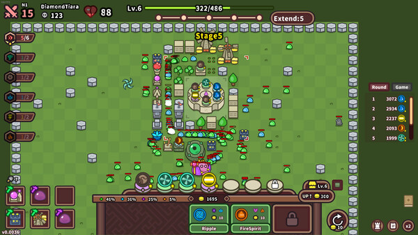 Elements and build gameplay screenshot