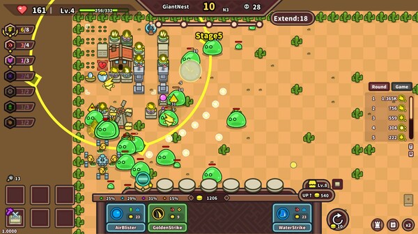 Elements and build gameplay screenshot