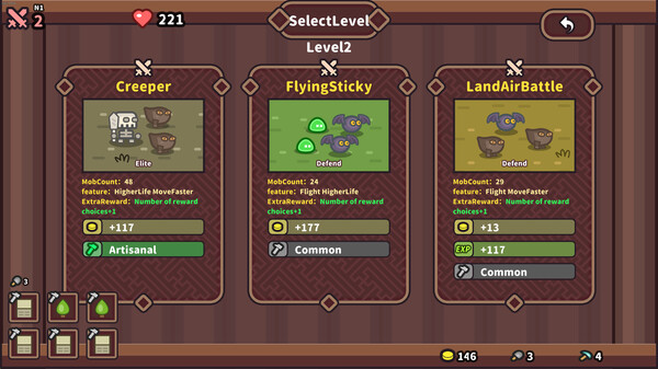 Elements and build gameplay screenshot
