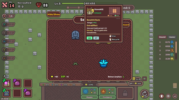 Elements and build gameplay screenshot