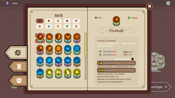 Elements and build gameplay screenshot