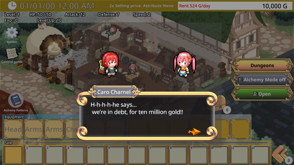 Emma's Armaments gameplay screenshot