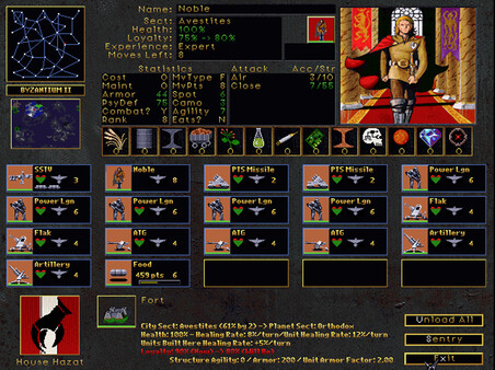 Emperor of the Fading Suns Enhanced gameplay screenshot