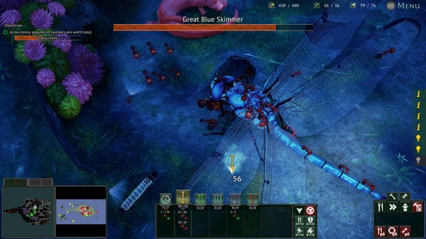 Empires of the Undergrowth gameplay screenshot