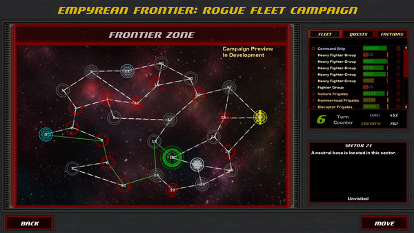 Empyrean Frontier gameplay screenshot
