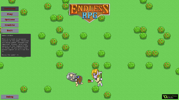 Endless RPG gameplay screenshot
