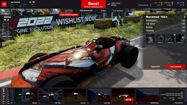 Engine Evolution 2022 gameplay screenshot