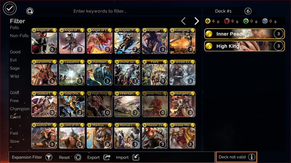 Epic Card Game gameplay screenshot