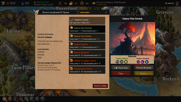 Erannorth Chronicles gameplay screenshot