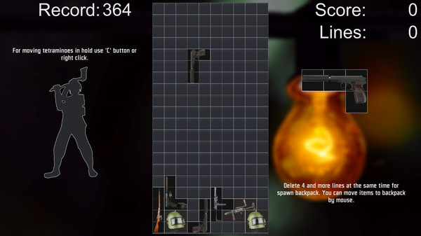 Escape from Tatris gameplay screenshot