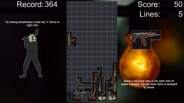 Escape from Tatris gameplay screenshot