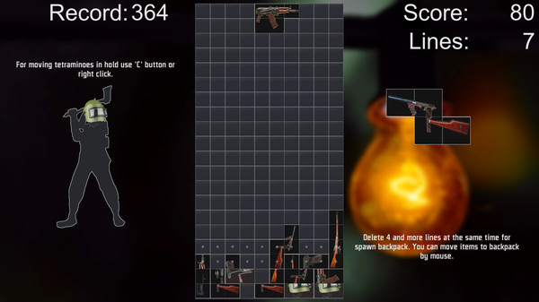 Escape from Tatris gameplay screenshot
