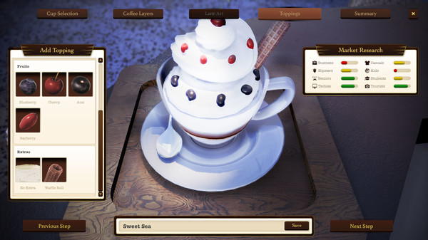 Espresso Tycoon Prologue: Underwater gameplay screenshot