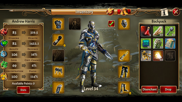 Eterna: Heroes Fall gameplay screenshot