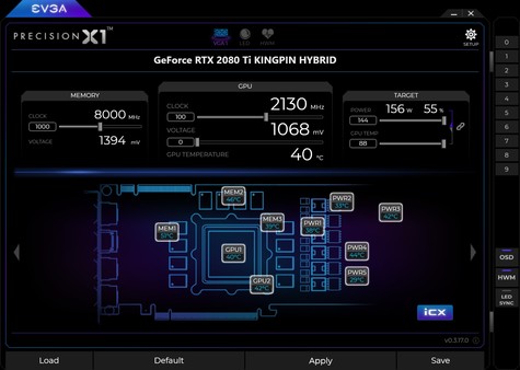 EVGA Precision X1 gameplay screenshot