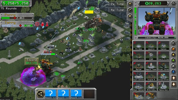 Expand & Exterminate: Terrytorial Disputes - Endless Base Defense gameplay screenshot