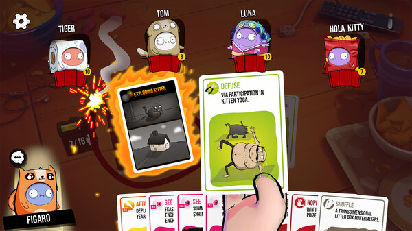 Exploding Kittens® 2 gameplay screenshot