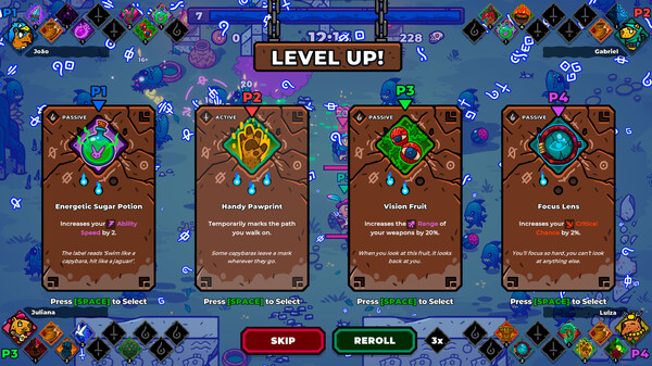 Extremely Powerful Capybaras: Training Grounds gameplay screenshot