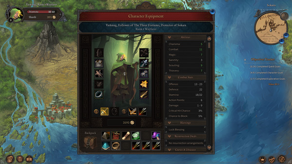 Fabled Lands gameplay screenshot