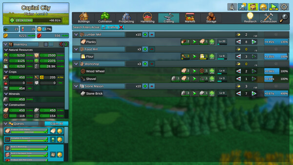 Factory Town Idle gameplay screenshot