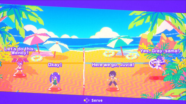 FAIRY TAIL: Beach Volleyball Havoc gameplay screenshot