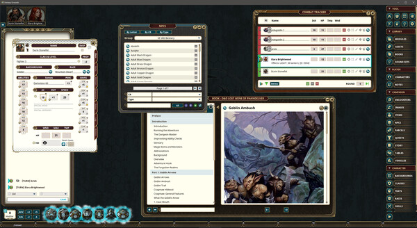Fantasy Grounds VTT gameplay screenshot