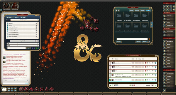 Fantasy Grounds VTT gameplay screenshot