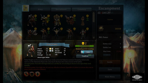 Fantasy Kommander: Eukarion Wars gameplay screenshot